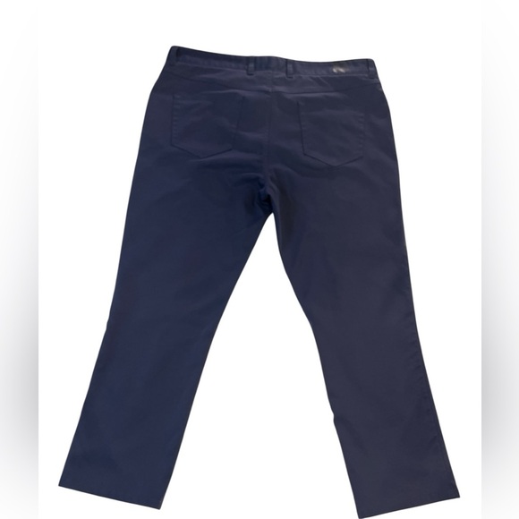 PETER MILLAR Crown EB66 Sport Five-Pocket Men’s Pants, Color Navy, Size 38x32 - Picture 3 of 10